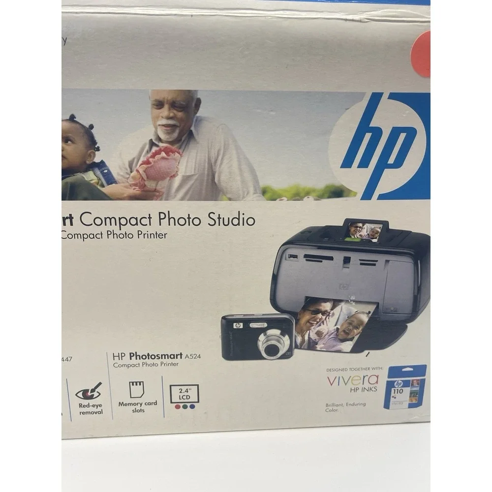 HP Photosmart Compact Photo Studio Printer Camera Not Included.